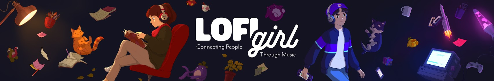 The Lo-Fi Girl channel banner