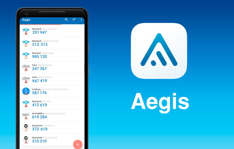 Aegis – The go-to 2FA for Android